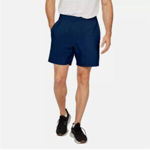 NEW Spyder Active Mens L Lightweight Blue Stretch Shorts With Zippered Pockets